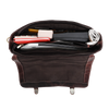Handmade Genuine Leather Briefcase Bag (Mulberry)