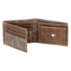 Wallet for Men-Genuine Leather RFID Blocking Bifold Wallet With Coin Pocket