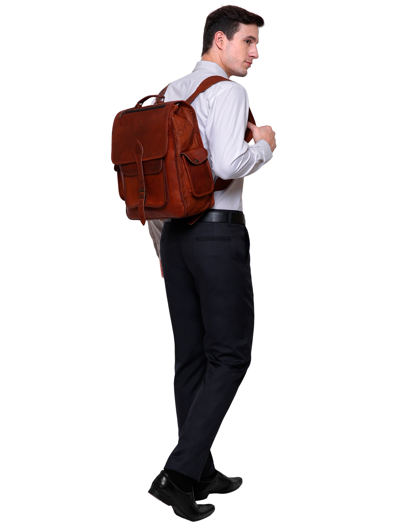 Handmade Genuine Leather Backpack Bag