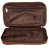 Handcrafted Genuine Leather Toiletry Bags for Him Her (Brown)