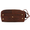 Handmade Genuine Leather Toiletry Bags (Dark Brown)