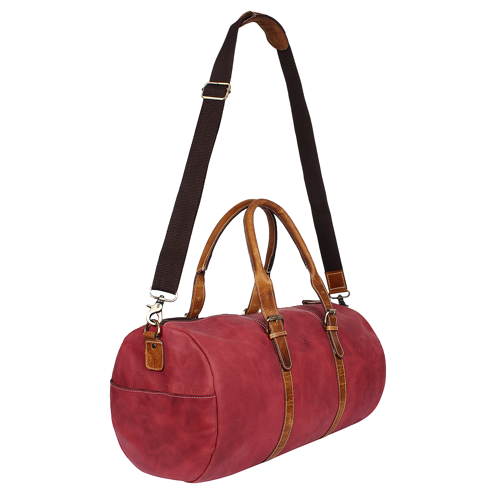 Handcrafted Genuine Leather Duffel Bags Travel Luggage Weekender Shoulder Bag Gym Tote