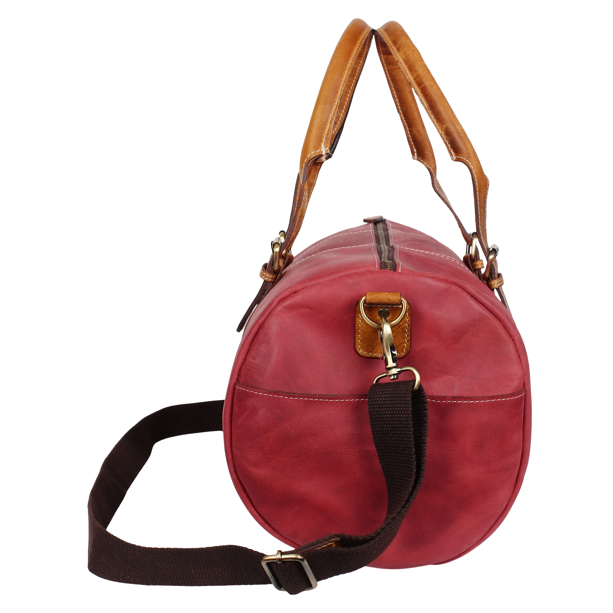 Handcrafted Genuine Leather Duffel Bags Travel Luggage Weekender Shoulder Bag Gym Tote