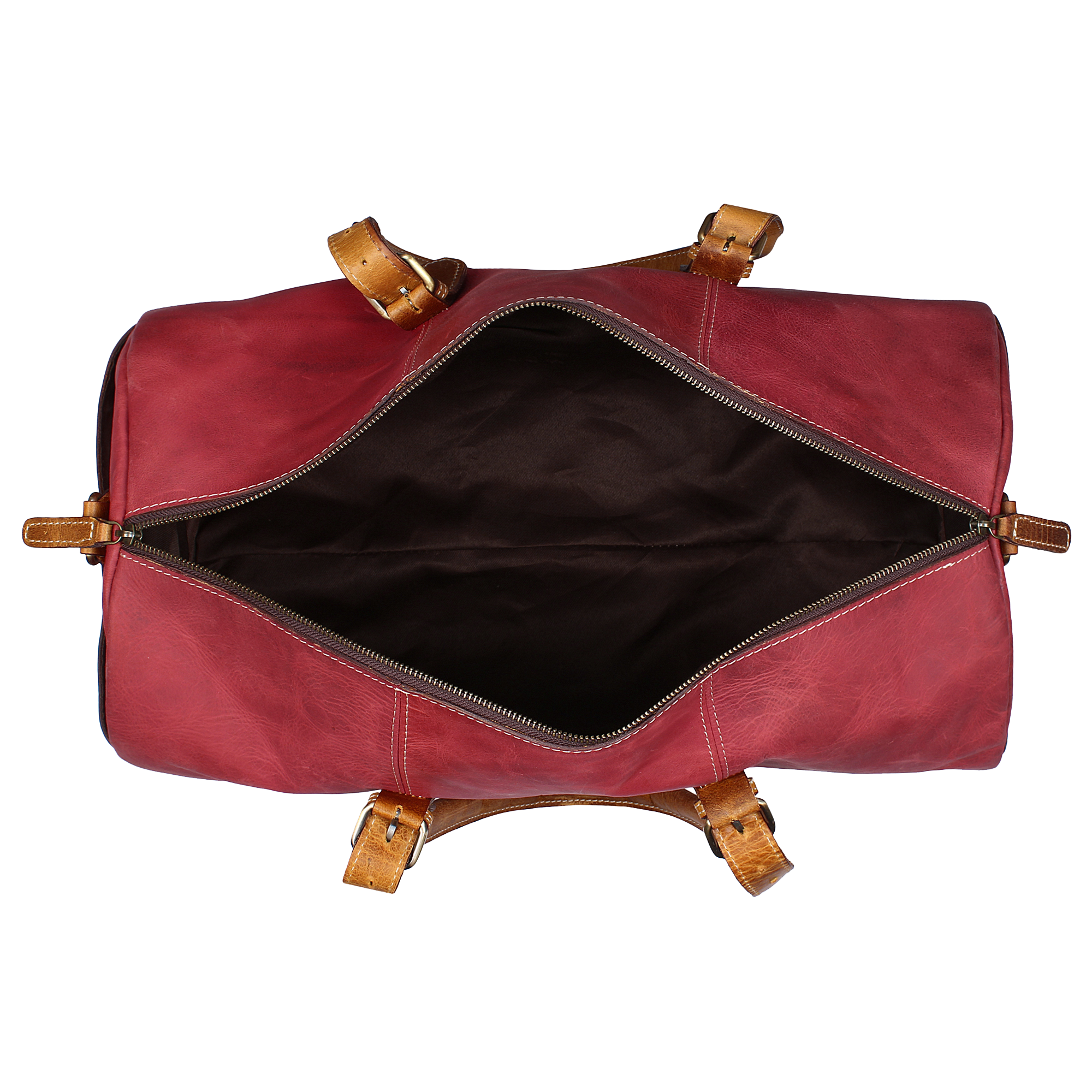 Handcrafted Genuine Leather Duffel Bags Travel Luggage Weekender Shoulder Bag Gym Tote