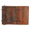 Handmade Genuine Leather Knife Roll for Men Women (Brown)