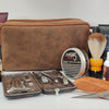 Genuine Vintage Leather Dopp Kit (Brown)
