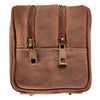Genuine Vintage Leather Dopp Kit (Brown)