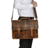 Handmade Quality Leather Briefcase Bag
