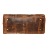Handmade Genuine Leather Travel Duffel Bag (Brown)
