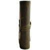 LEATHER BOUND JOURNAL WITH ANTIQUE DECKLE EDGE PAPER FOR MEN WOMEN (Olive)