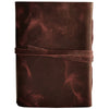 Leather Bound Journal With Antique Deckle Edge Paper for Men Women (Mauve)
