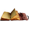 Leather Bound Journal With Antique Deckle Edge Paper for Men Women (Mauve)