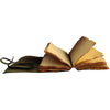LEATHER BOUND JOURNAL WITH ANTIQUE DECKLE EDGE PAPER FOR MEN WOMEN (Olive)