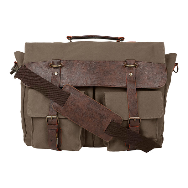 Canvas Satchel Shoulder Briefcase