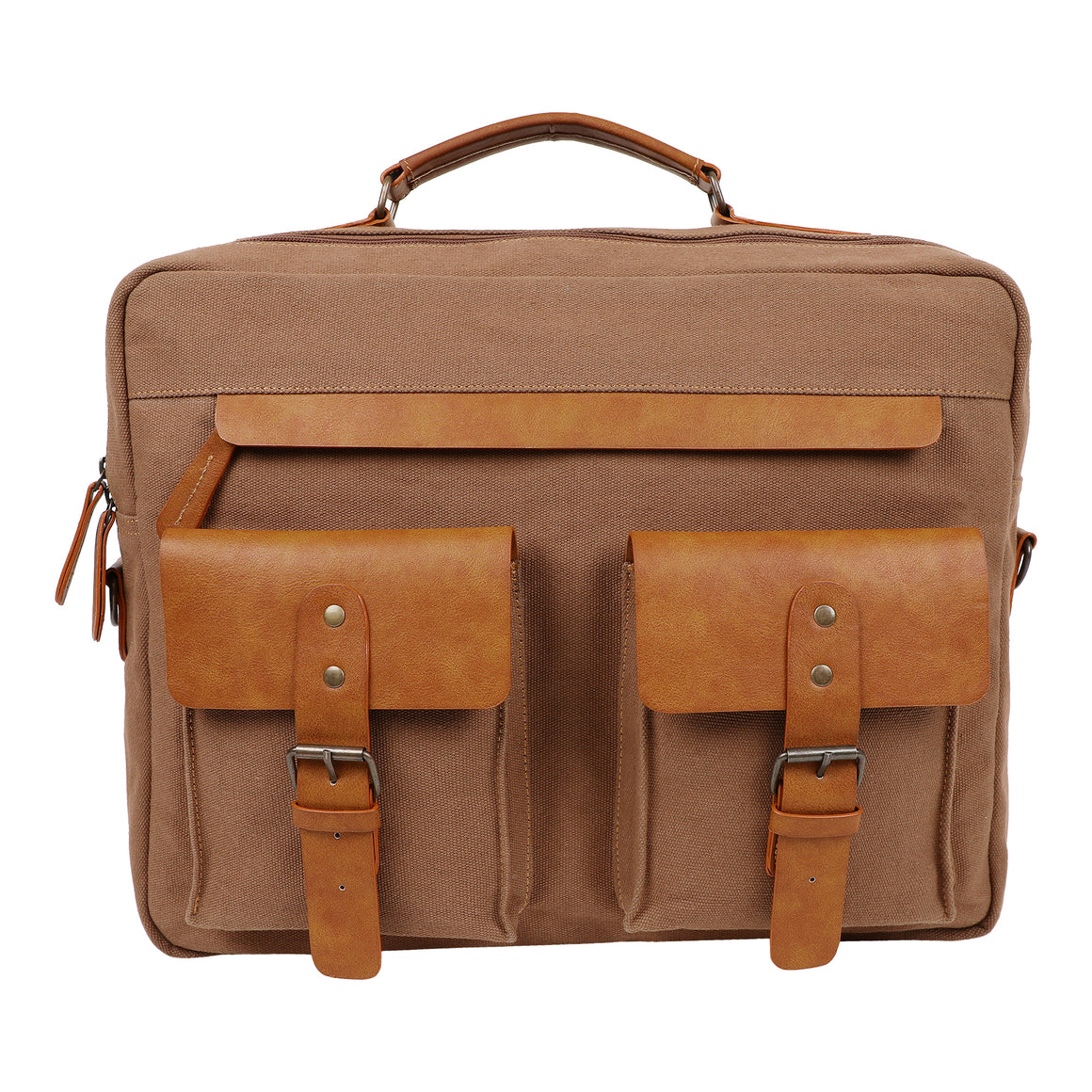 Canvas Leather Laptop Bag