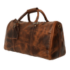 Handmade Genuine Leather Travel Duffel Bag (Mullberry)