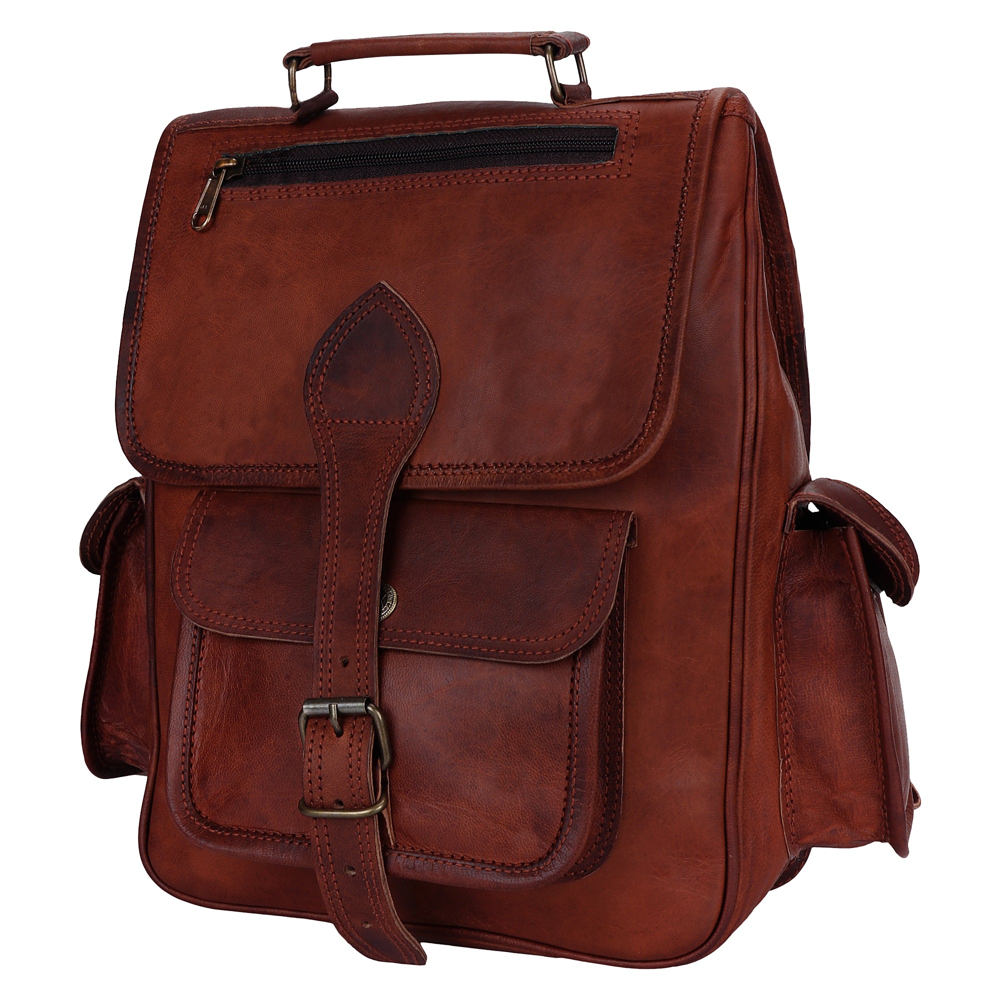 Handmade Genuine Leather Backpack Bag