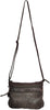 Leather Crossbody Handbag for Women, Taupe