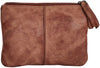 Leather Sling Bag Wristlet Clutch for Women, Cognac