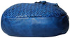 Leather Shoulder Bag for Women, Petrol Blue