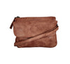 Leather Sling Bag Wristlet Clutch for Women, Cognac