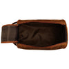 Handcrafted Genuine Leather Toiletry Bags for Him Her (Brown)