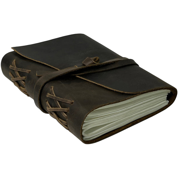 Shrewd Leather Journal Lined Notebook Ruled Travel Diary
