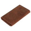 Handmade Genuine Leather Key Holder Pouch (Brown)