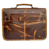 Handmade Genuine Leather Briefcase Bag (Tan)