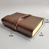Visionary Vintage Leather Journal Lined Notebook Ruled Travel Diary