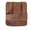 Genuine Vintage Leather Dopp Kit (Brown)
