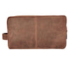 Genuine Vintage Leather Dopp Kit (Brown)