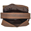 Genuine Vintage Leather Dopp Kit (Brown)