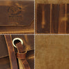 Genuine Leather Tool Roll Up Pouch- Handcrafted Tool Kit (10 Slots)