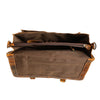 Handmade Genuine Leather Briefcase Bag (Brown)