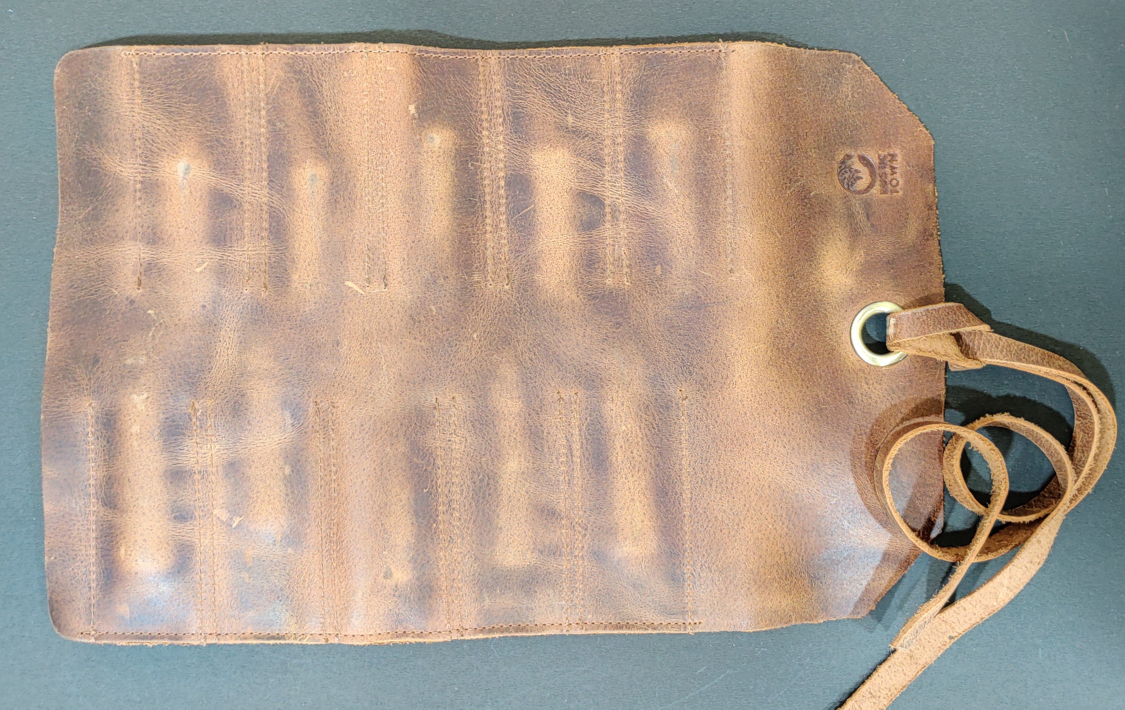 Rolson 68862 Single Leather Tool Pouch, Bruin, zwart Rolson 68862 Single Leather Tool Pouch, Bruin, zwart