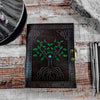 Hand Painted Sacred Tree of Life Leather Journal Travel Diary Notebook, Large